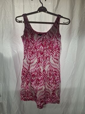Perceptions Pink And White Dress